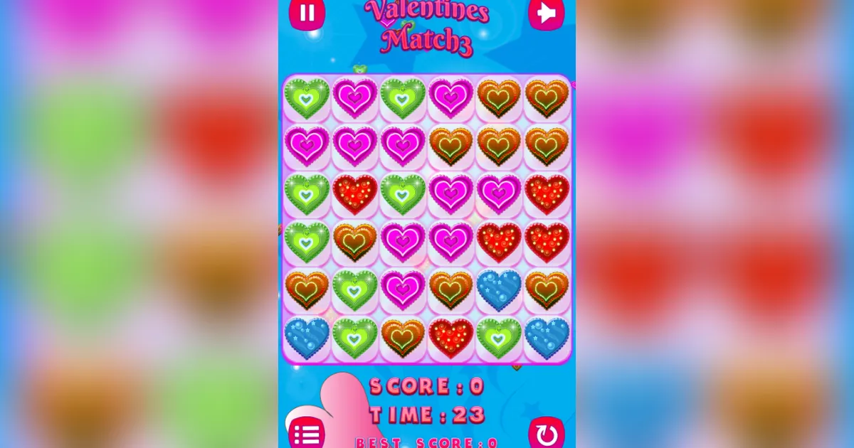 Valentines Match 3