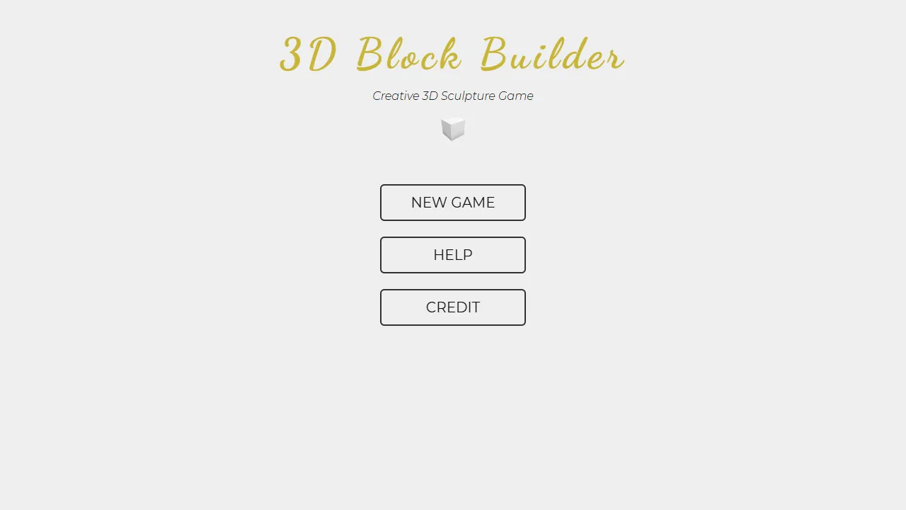 3D Block Builder