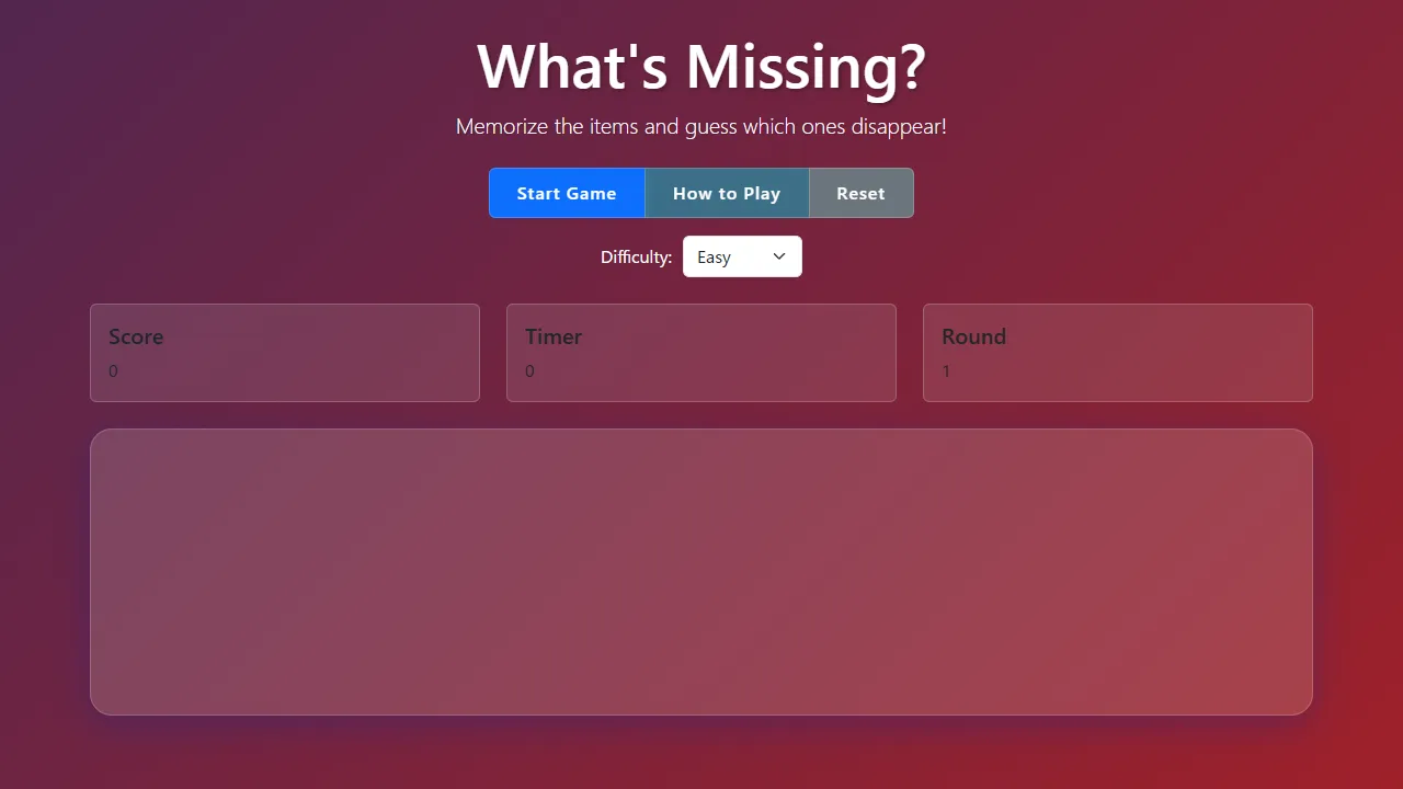 What's Missing?