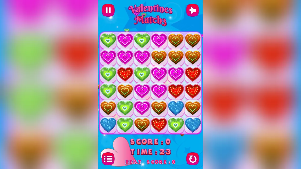 Valentines Match 3